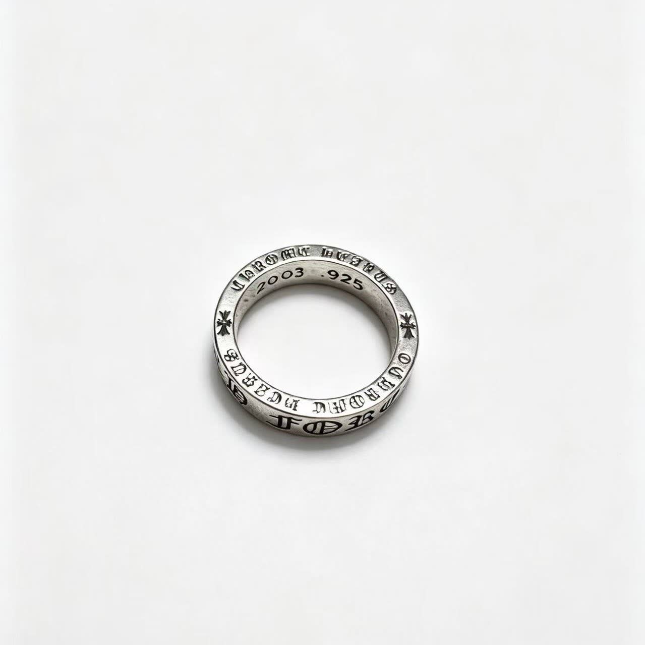 Chrome Hearts Sterling Silver 'Life' Ring